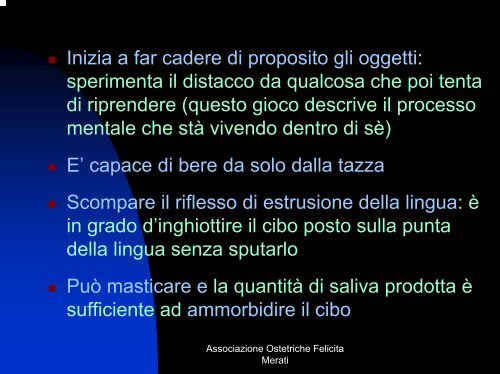 Perchè svezzare? - Ostetriche Felicita Merati