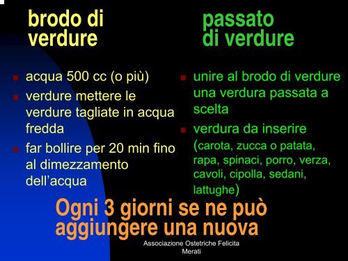 Perchè svezzare? - Ostetriche Felicita Merati