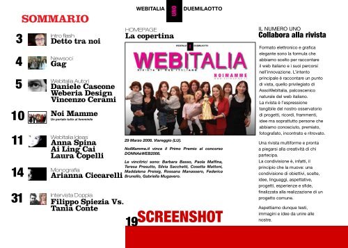 Numero Uno - Web Italia Onlus