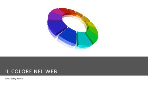 IL COLORE NEL WEB