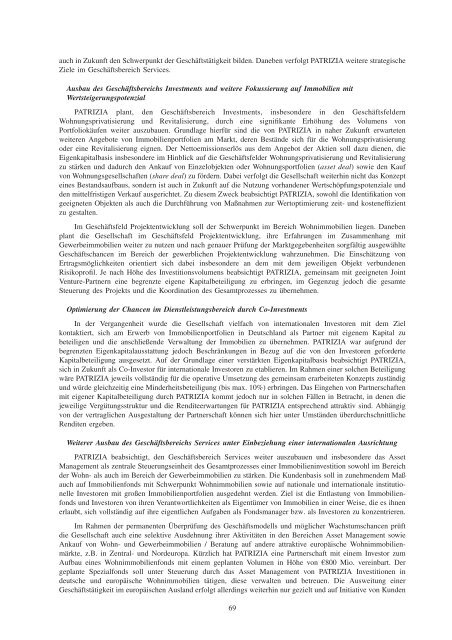 PDF 2 MB - PATRIZIA Immobilien AG