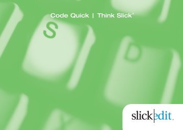 SlickEdit User Guide