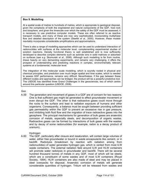 2009 Report to Government on National Research and