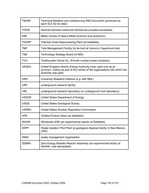 2009 Report to Government on National Research and