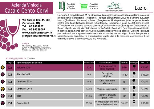 Guida ai Vini Eccellenti d'Italia - Tavola e gusto