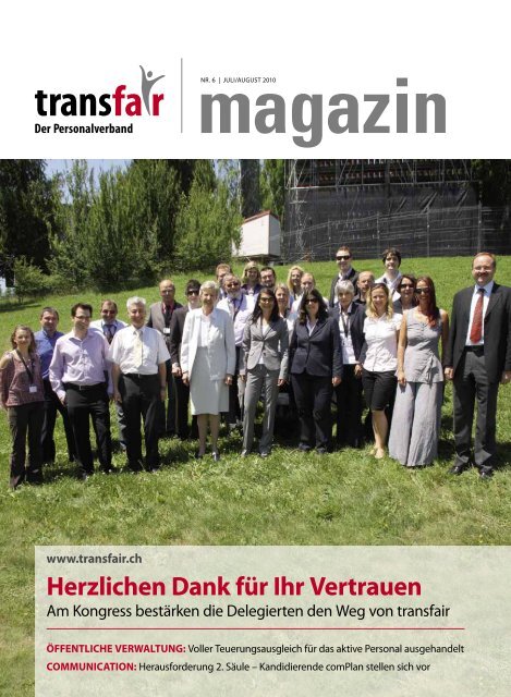 Herzlichen Dank für Ihr Vertrauen - transfair