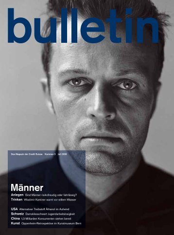 Männer - Credit Suisse eMagazine - Deutschland