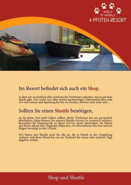 Urlaub mit Hund - Hundeschule - Tierhotel