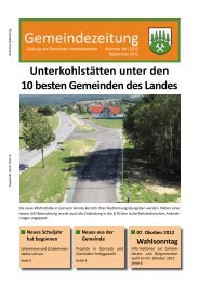 Gemeindezeitung - Gemeinde Unterkohlstätten
