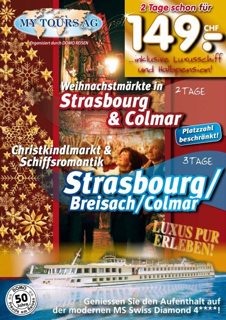 Weihnachtsmärkte Strasbourg & Colmar - My Tours AG