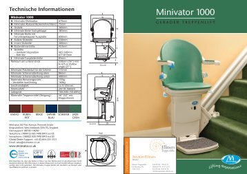 Minivator 1000 - Ellmers Treppenlifte