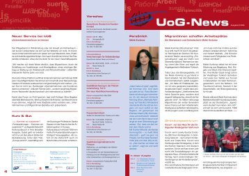 Ausgabe 2/2006 - Unternehmer ohne Grenzen