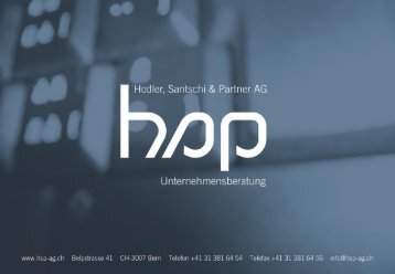 Hodler, Santschi & Partner AG Unternehmensberatung - Über hsp