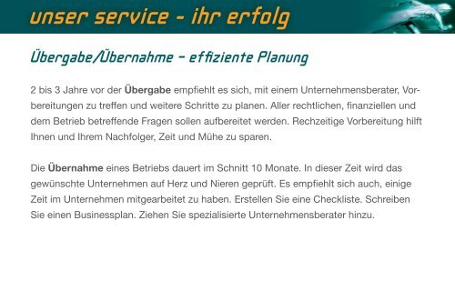Interessenten Folder - Nachfolgebörse Wien - ServiceCenter ...