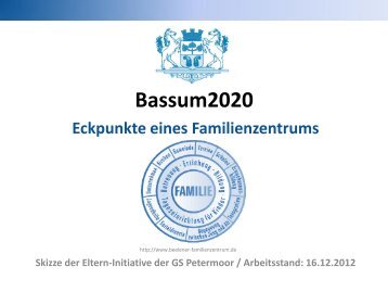 Eckpunkte eines Familienzentrums - Bassum 2020