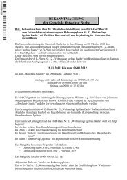 Das gläserne Rathaus. - Amt Mönchgut-Granitz