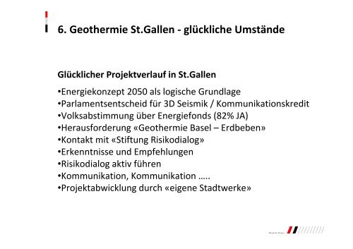 Geothermie St.Gallen - Geretsried