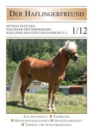 Der Haflinger Freundeskreis eV