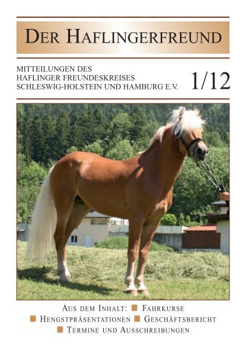 Der Haflinger Freundeskreis eV