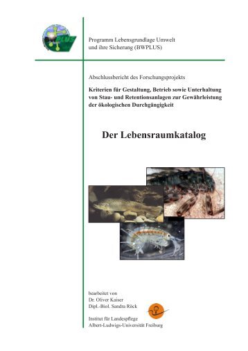 Lebensraumkatalog - BWPlus Projekt 24005 - Landespflege Freiburg