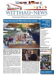 Witthau-News 13 - Witthauschule Haigerloch