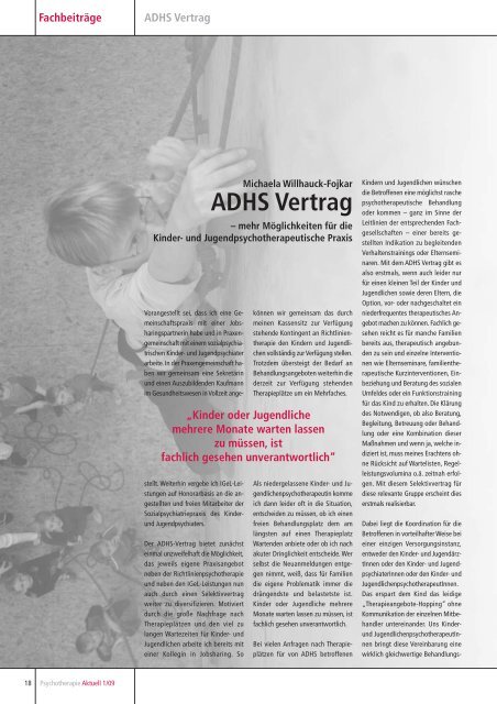 Willhauk-Fojkar, Michaela (2009): ADHS-Vertrag - mehr ... - Das Team