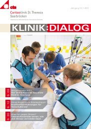 Klinik-Dialog Ausgabe 1/2011 - Caritasklinik St. Theresia