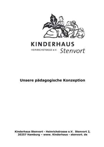 Unsere pädagogische Konzeption - Kinderhaus Stenvort