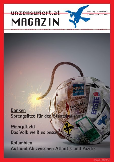 Unzensuriert Magazin 8/2013 - Banken - Leseprobe