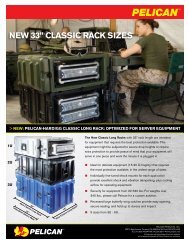 NEW 33” CLAssIC RACk sIzEs - Pelican