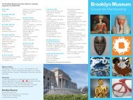 Corporate Membership Brochure - Brooklyn Museum