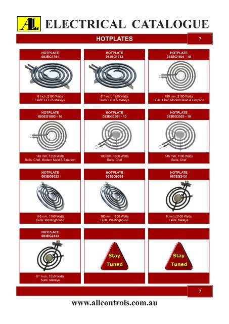 Electrical Catalogue - All Controls