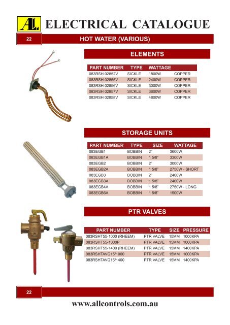 Electrical Catalogue - All Controls