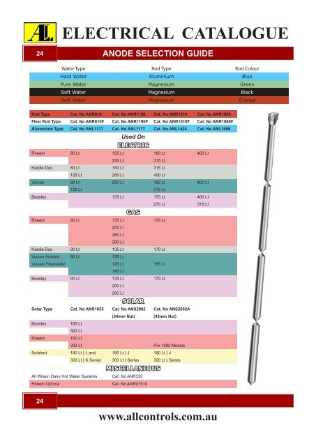Electrical Catalogue - All Controls