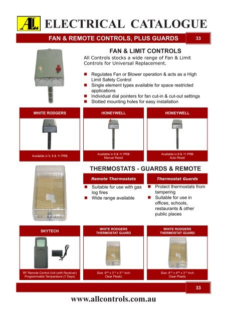 Electrical Catalogue - All Controls