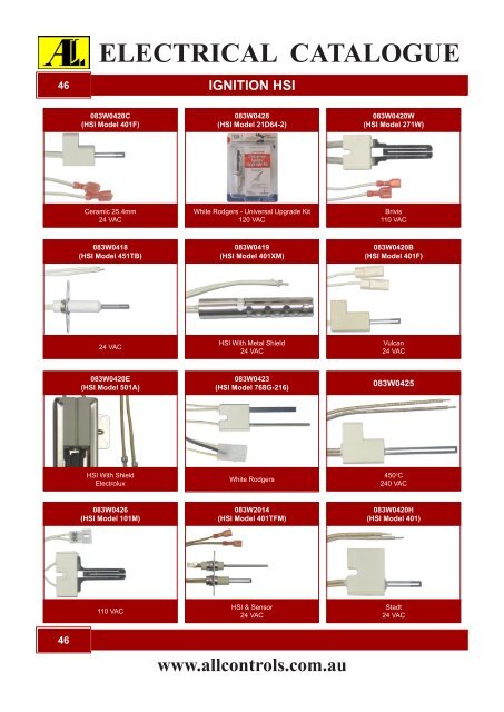 Electrical Catalogue - All Controls