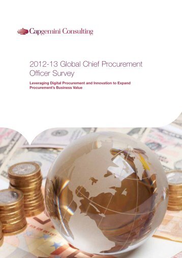 2012-13 Global Chief Procurement Officer Survey - Capgemini