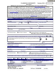 William D. Ford Federal Direct PLUS (Parent) - Clarkson University