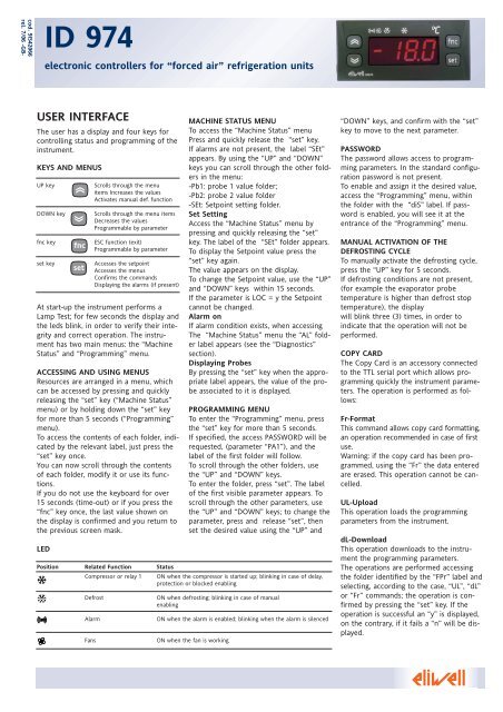 ID 974 + Switching GB 18-7-06 - Eliwell