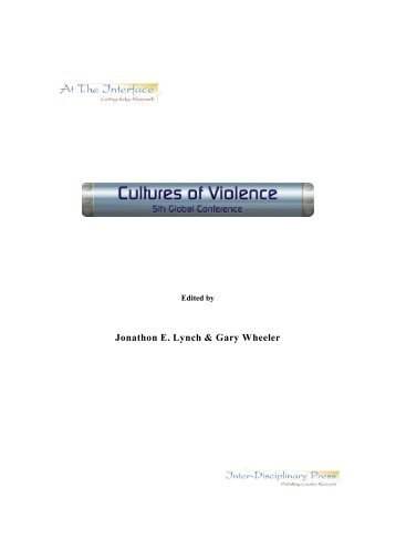 Cultures of Violence - Inter-Disciplinary.Net