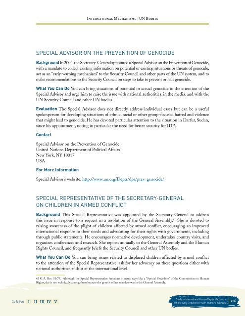 Guide to International Human Rights Mechanisms - Brookings