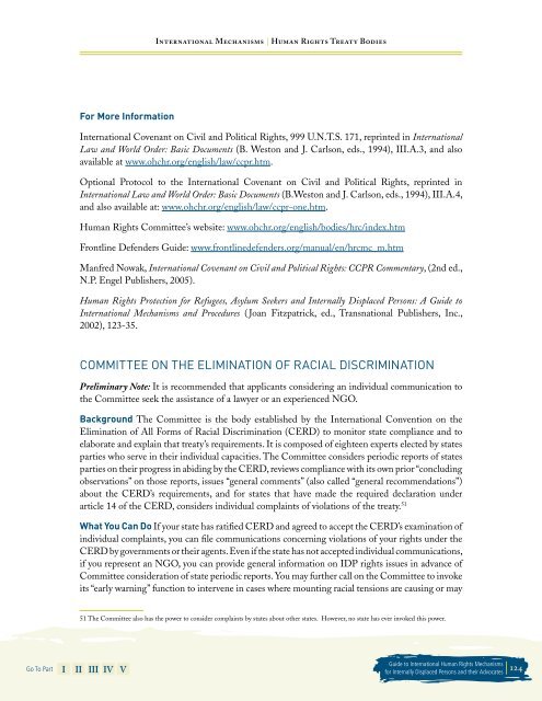 Guide to International Human Rights Mechanisms - Brookings