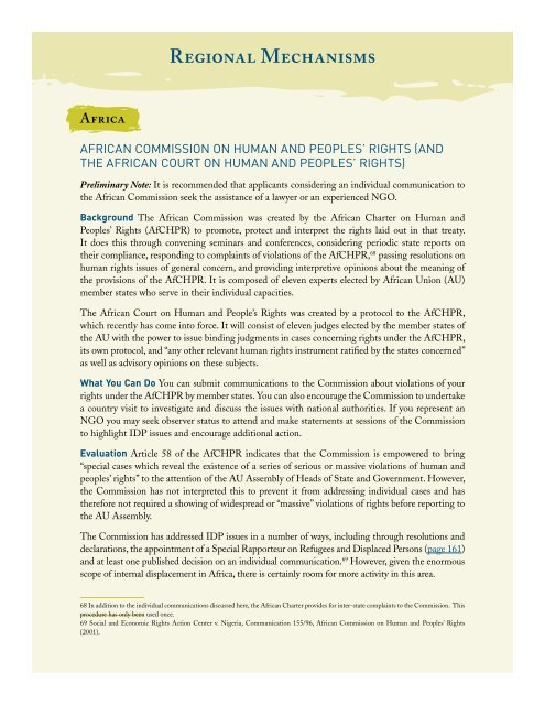 Guide to International Human Rights Mechanisms - Brookings