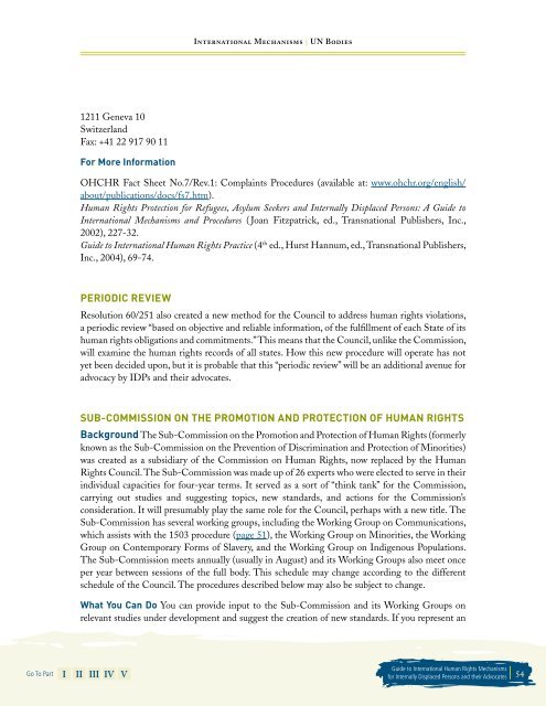 Guide to International Human Rights Mechanisms - Brookings