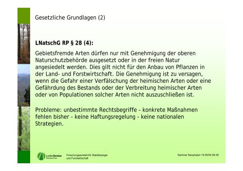 Neophyten in rheinland-pfälzischen Wäldern - Landesforsten ...