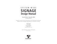 SIGNAGE Design Manual - Sound Transit