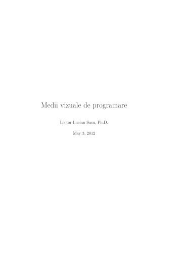 Medii vizuale de programare