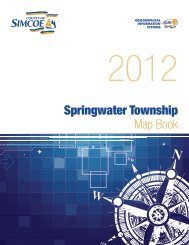 Map Book Springwater Township - County of Simcoe