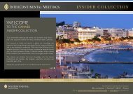 view our insider collection (pdf) - InterContinental Hotels Group