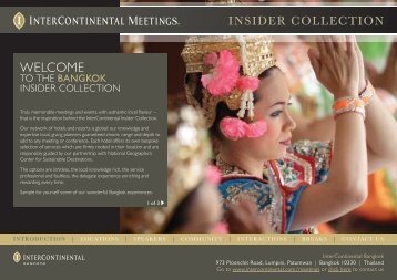 view our insider collection (pdf) - InterContinental Hotels Group